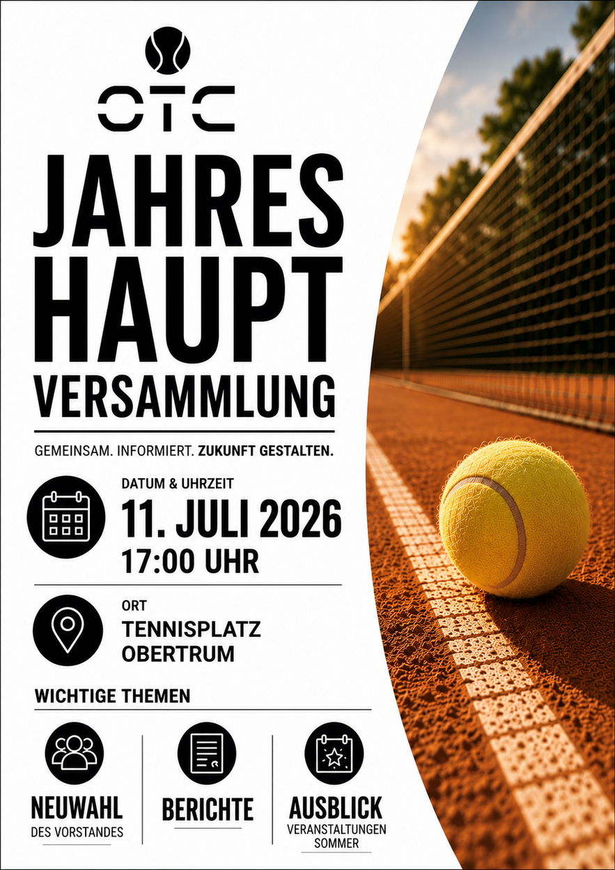 Jahreshauptversammlung inkl. Sommerfest